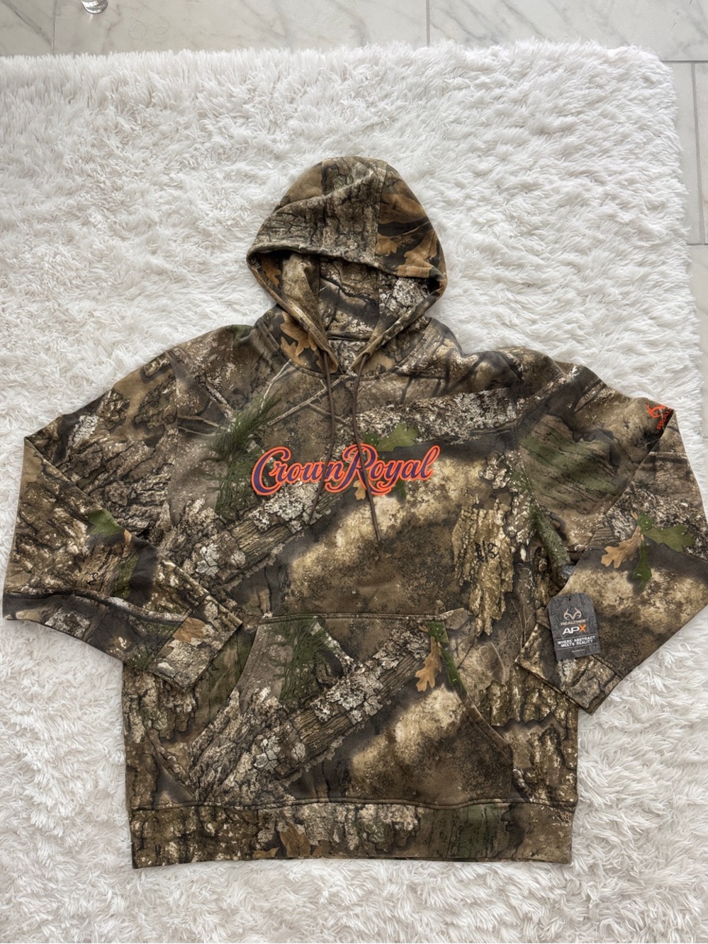 Crown Royal Camo Hooded Sweatshirt- Stagecoach Zenyara limited edition